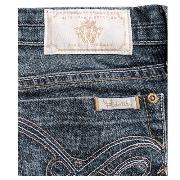 Fidelity Denim by Jason Trotzuk Japan Rose Women's Jeans Size 28/34 NWT - Picture 8 of 10